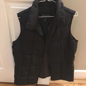 Lands End down vest